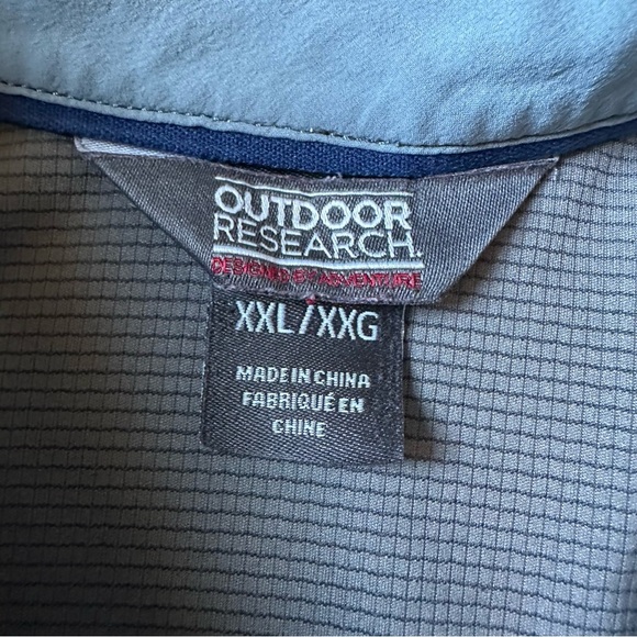 Mens Outdoor Research Astroman Short Sleeve Polo Cenote Blue UPF Size XXL - Picture 6 of 7